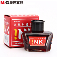 晨光(M&G) 钢笔墨水 60ml 碳素钢笔墨水 钢笔墨汁水 学生钢笔墨水 红色