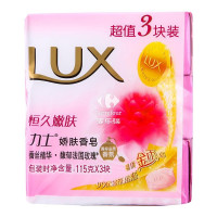 力士(LUX)娇肤香皂三块装 恒久嫩肤115gx3 (新老包装随机发货)