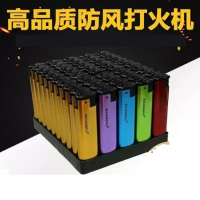 酷客(KUKE) 一次性广告打火机 塑料防风火机 50只/盒 HB