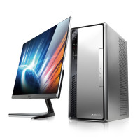 清华同方(THTF)超越E500-90106 台式主机 19.5寸显示器(I3-7100 4G 1T+128G win7专业版 商用)