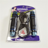 兰威LW-0827 不锈钢负重钢丝跳绳轴承不缠绕跳绳重达370克（七包服务）