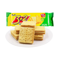康师傅 125克 3加2夹心饼干苏打夹心饼干 3+2梳打柠檬夹心饼干