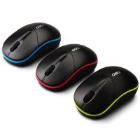 得力3717无线鼠标光电鼠标 静音 黑色