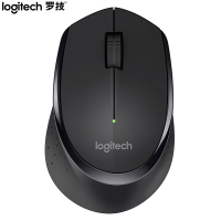 罗技(Logitech)M275鼠标 无线鼠标 办公鼠标 右手鼠标 黑色 自营 带无线2.4G接收器宁选