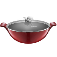 苏泊尔(SUPOR)珐琅铸铁锅·深型煎炒锅(红)FLC28A4