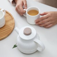 菲米生活(PHMI)骨瓷茶具套装泡茶壶茶杯陶瓷家用水杯马克杯北欧之恋