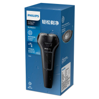 飞利浦(Philips) 电动剃须刀 S106/02 双刀头 旋转式刮胡刀 充电式全身水洗电动剃须刀