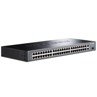普联(TP-LINK)SL1351 48口百兆+2千兆口+1千兆光纤口 非网管交换机