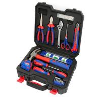 万克宝 28件套五金工具箱套装多功能电工木工维修工具组套 [28件套]