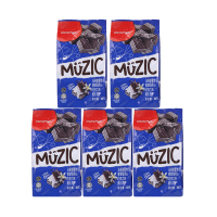 马奇新新妙乐香草味夹心巧克力威化饼干90g*5 ZX