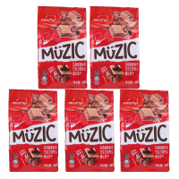 马奇新新妙乐巧克力味夹心威化饼干90g*5 ZX