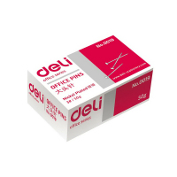 得力 deli 3#镀镍大头针 0019 50g