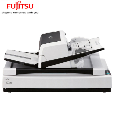 富士通(Fujitsu)Fi-6770 A3幅面 彩色 高速双面自动进纸带平板式扫描仪 80页/160面