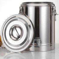 [精选]保温桶不锈钢大容量奶茶桶饭桶汤豆桨开水桶双层带水龙头