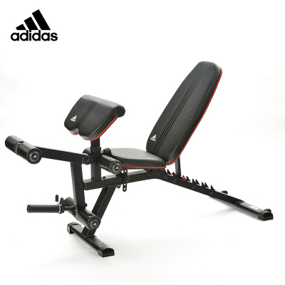 Adidas阿迪达斯多功能哑铃凳仰卧起坐健身器材家用多功能辅助器仰卧板健身椅飞鸟卧推凳
