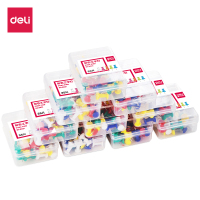 得力(deli) 0021彩色工字钉 图钉 按钉 大头钉 创意按钉软木钉