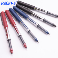 宝克(baoke)BK110 中性笔12支 签字笔学生水笔办公文具用品0.5mm笔芯红蓝黑