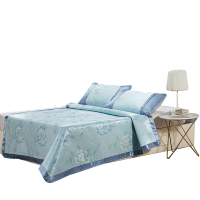 LOVO 兰芙蓉提花冰丝席三件套-1