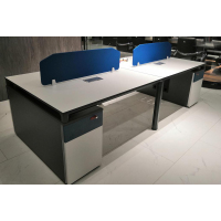 雅宝家具 四人职员位 办公桌 YB-ME24-1DJ YB-ME24-2
