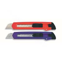 得力 Deli 2001(颜色随机) 得力美工刀(100mm,颜色随机,附带折刀器) 1把