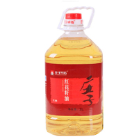 庄子开拓 物理压榨三级纯红花籽油 3L 新疆特产