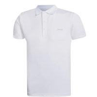 [尺码:M-L-XL-XXL-XXXL 男装]上衣 短袖POLO衫 新款男子休闲运动服 T恤翻领棉透气速干 李宁