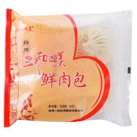 三和四美鲜肉包320g
