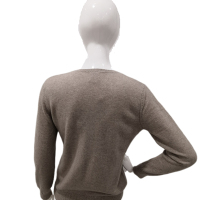 KINGDEER鹿王 女V领变换组织套衫 102818030