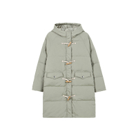 WHOAU 女中长款休闲羽绒服 WHJD94CA11