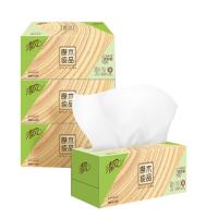 清风 Breeze 原木纯品盒装面巾纸双层 B338CN/C1/C2