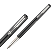 派克(PARKER)威雅黑色胶杆宝珠笔/黑色