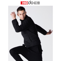 HODO红豆男装 男士羽绒服 秋冬简约休闲立领短款长袖羽绒服轻鹅绒外套男