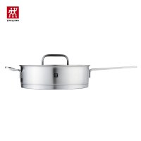 双立人ZW-C127 不锈钢24cm平底锅炒锅煎锅 单个装