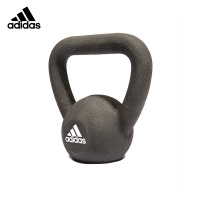 Adidas阿迪达斯专业经典壶铃8kg 男士提壶哑铃女 家用增肌健身训练 黑色宽手柄