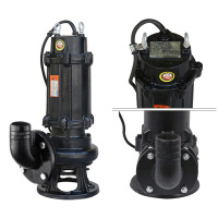 军之光 LH 2.5寸口三相2.2KW潜水泵 切割式污水泵家用220V化粪池抽粪抽泥浆排污泵三相抽水机