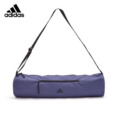 Adidas阿迪达斯瑜伽垫收纳袋 健身垫背包 透气耐磨精巧便携可调节侧面额外收纳 容纳垫宽70cm