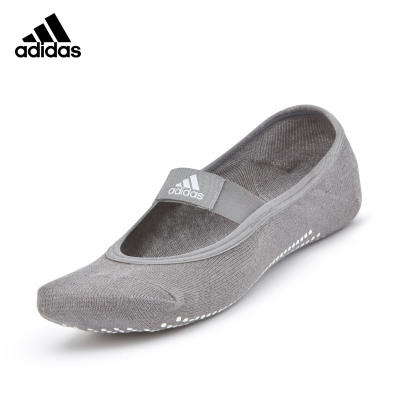 Adidas阿迪达斯瑜伽袜 防滑颗粒船型瑜珈袜子透气吸汗运动棉袜女透气舞蹈瑜伽袜