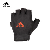 Adidas阿迪达斯登山手套男士冬季户外防滑可调节护掌护腕吸汗干爽绒面轻松拆卸半指手套