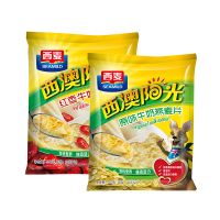 西麦西澳阳光牛奶燕麦片【原味+红枣】口味 560g*2袋营养早餐食品单独小包即食冲饮