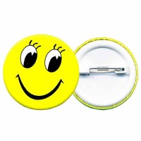 鲁运 LY-43 微笑胸牌 43mm 十个装宁选