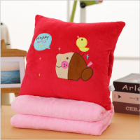 多功能卡通抱枕被子三合一空调被暖手午睡毯子 HQ
