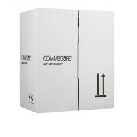 安普网联 原装超五类网线（0.51±0.02mm）非屏蔽网线箱线 白箱 外径5.1mm 305米 6-219507-4