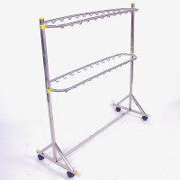 峰翼 HD 不锈钢毛巾架 儿童手帕架幼教用品 长方形毛巾架