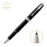 派克(PARKER)卓尔系列核心系列 不锈钢笔尖 磨砂白夹 宝珠笔 单只装