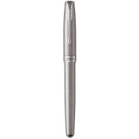 派克(PARKER)卓尔系列核心系列 不锈钢笔尖 钢杆白夹 墨水笔 单只装