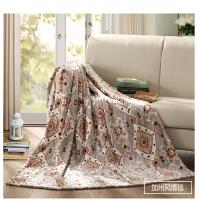 罗莱家纺(LUOLAI) 加州风情毛毯 欧美风地毯 单个价