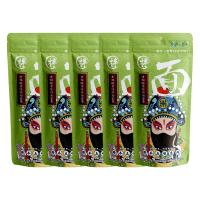 绿卡老坛酸菜味手工拉面(挂面) 非油炸 方便速食面 拌面套餐 五连包(面120g+酱包30g+鹌鹑蛋15g)