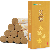 买1送1]可孚艾灸条18mm*200mm*10支装家用熏艾叶条艾草棒柱炙纯艾熏艾室内艾条共20支