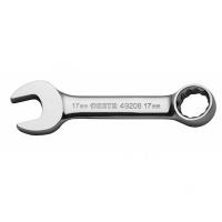 世达 SATA 49205 公制全抛光短两用扳手 14MM 1件