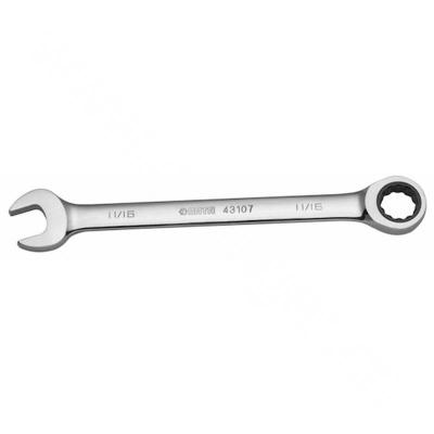 世达 SATA 43107 英制全抛光棘轮两用扳手11/16" 1件